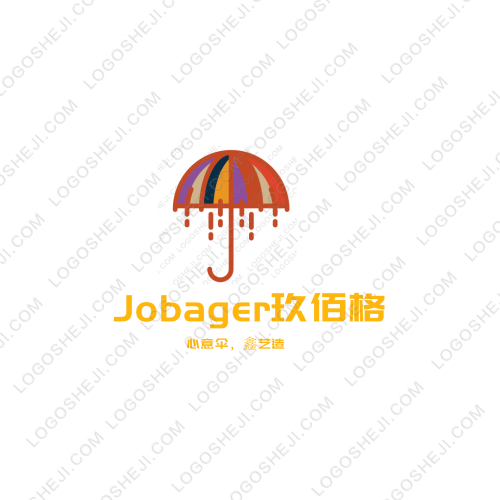 Jobager玖佰格logo設(shè)計(jì)