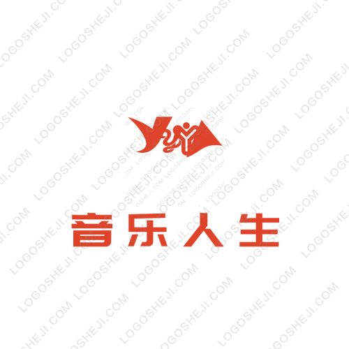 音樂人生logo設(shè)計